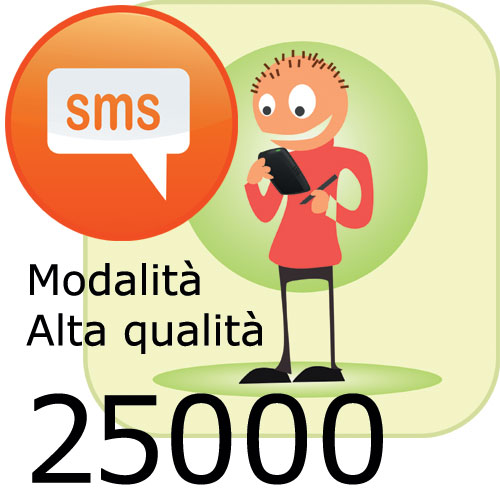 Pacchetto 25000 SMS